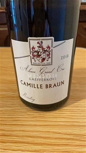 Alsace Not Specified Grand Cru Camille Braun 2018