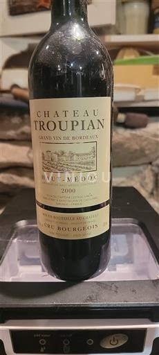 Bordeaux Haut-Médoc Château Troupian 2000 2000