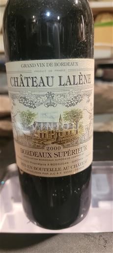 Burdeos Bordeaux superior Château Lalène 2000