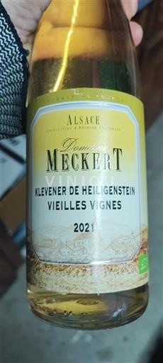 Alsacia Klevener de Heiligenstein Domaine Meckert Klevener de Heiligenstein Vieilles Vignes 2021