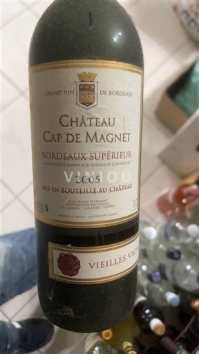 Burdeos Bordeaux superior Château Cap de Magnet Vieilles Vignes 2005