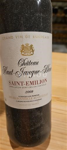 Bordeaux Saint-Émilion Château Haut-Jaugue-Blanc 2009