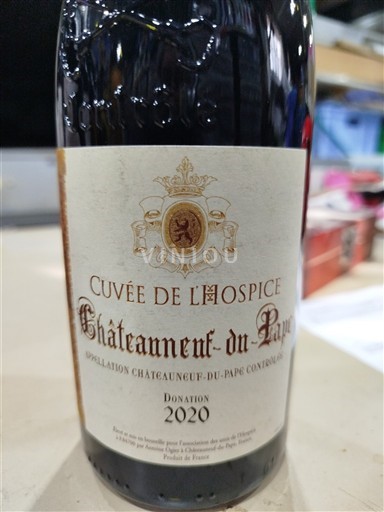 Vallée du Rhône Châteauneuf-du-pape Cuvée de l'Hospice 2020