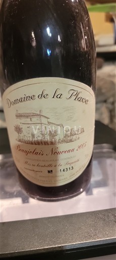 Beaujolais Beaujolais Nouveau Domaine La Place 2003