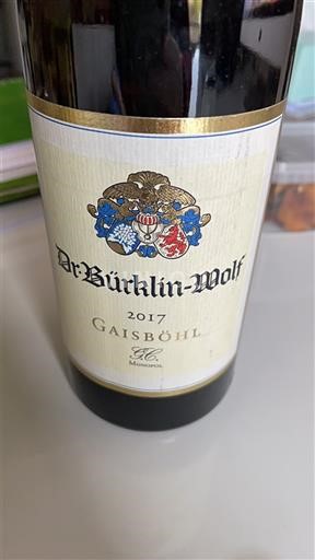 Pfalz Grand Cru Dr. Bürklin-Wolf Gaisböhl 2017