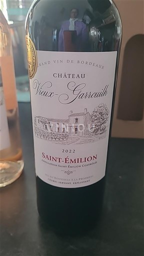 Bordeaux Saint-Émilion Château Vieux Garcoutil 2022