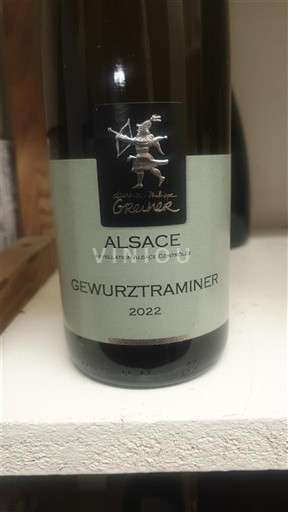 Alsace Domaine Gruss Gewurztraminer 2022
