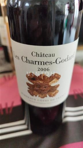 Bordéus Francs-Côtes-de-Bordéus Château Les Charmes-Godard 2006