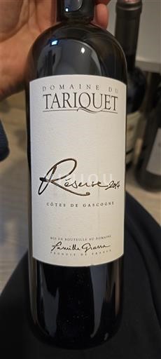 Sudoeste Côtes de Gascogne Domaine Tariquet Réserve 2014