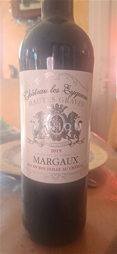 Bordeaux Margaux Château Les Eyquem hautes graves Hautes Graves 2015