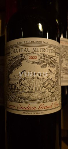 Burdeos Saint-Émilion Gran Cru Grand Cru Château Mitrotes 2022
