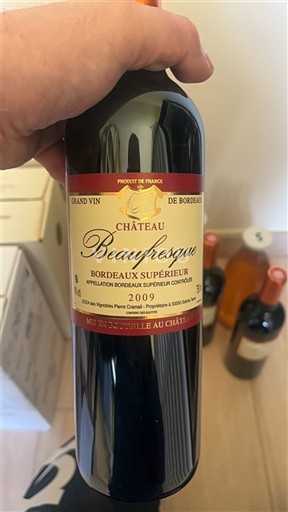 Burdeos Bordeaux superior Château Beaupresque 2009