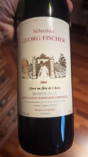 Bordeaux La Tour des Chevaliers Sélection Georg Fischer 2001