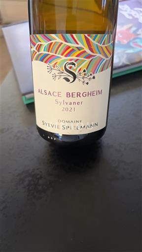 Vini Blanc sec Domaine Sylvie Spielmann 2021 Francia Alsazia Non specificato AOC