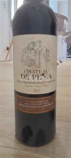 Roussillon Côtes du Roussillon Villages Château Peña 2021