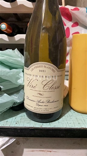 Burgundsko Viré-Clessé Domaine André Bonhomme Les Pierres Blanches 2021