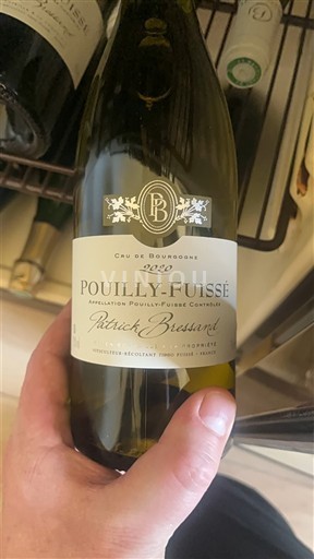 Bourgogne Pouilly-fuissé Patrick Bressand 2020