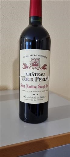 Bordeaux Saint-Émilion Grand Cru Grand Cru Château Tour Perey 2021
