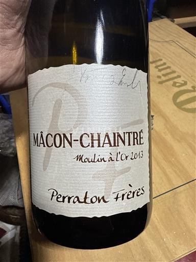 Borgogna Mâcon e Mâcon-Villages Perraton Frères Moulin à l'Or 2013