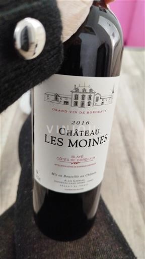 Bordeaux Côtes-de-bourg Château Les Moines 2016