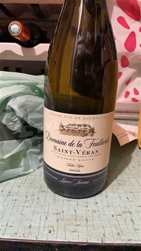 Bourgogne Saint-Véran Domaine La Feuillarde Vieilles Vignes 2022