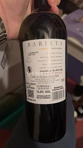 Údolí Breede Robertson Barista 2024