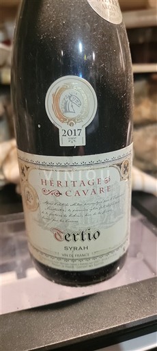 Languedoc ja Roussillon Pays d'Oc Heritage de Cavare Tertio 2017