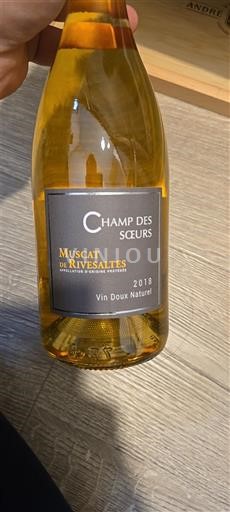 Roussillon Muscat de Rivesaltes Champ des Sœurs 2018