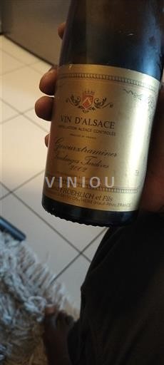Alsace Not Specified Vendanges Tardives Frœhlich et Fils 2012
