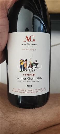 Valle del Loira Saumur-Champigny Famille Amirault Grosbois Le Partage 2023