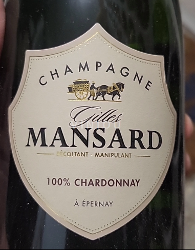 Champanhe Champagne Gilles Mansard Não Sazonado