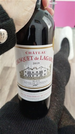 Bordeaux Blaye-Côtes-de-Bordeaux Château Crusquet de Lagarcie 2019