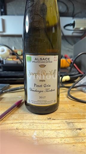 Alsácia Vendanges Tardives Joseph Rudloff 2017