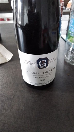 Bourgogne Nuits-saint-georges Philippe Gavignet Les Argillats 2018