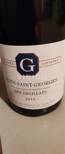 Bourgogne Nuits-saint-georges Philippe Gavignet Les Argillats 2018