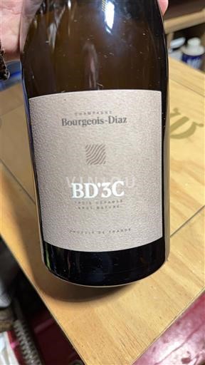 Champagne Sâm-panh Bourgeois-Diaz BD'3C 2022