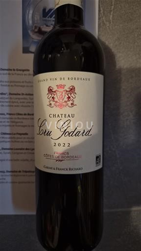 Bordeaux Côtes-de-Bordeaux Château Cru Godard 2022 2022