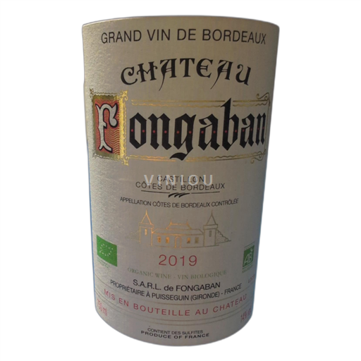 Bordeaux Castillon-côtes-de-bordeaux Château Fongaban 2019