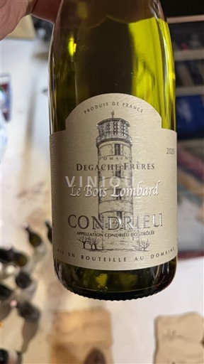 Rhône Valley Condrieu Domaine Gache Frères Le Bois Lombard 2020