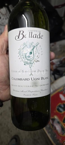 Sydvestfrankrig Côtes de Gascogne Ballade Ikke årgangsbestemt