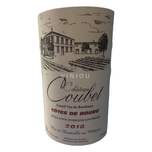 Bordeaux Côtes-de-bourg Château Couber 2018