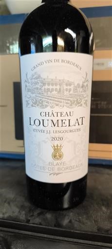 Bordeaux Blaye-Côtes-de-Bordeaux Château Loumelat J.J. Lesgourgues 2020