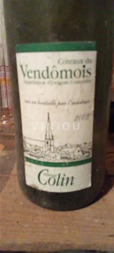 Valle della Loira Coteaux del Vendômois Colin 2003