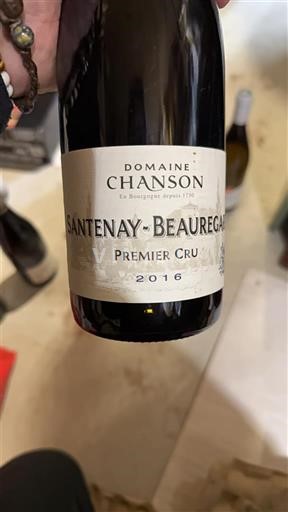 Bourgogne Santenay Premier Cru Domaine Chanson Santenay-Beauregard 2016