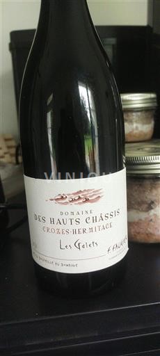 Rhône-dalen Crozes-Hermitage Domaine des Hauts Châssis Les Galets Ikke årgangsbestemt