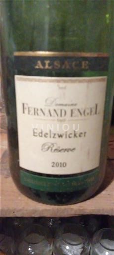 Alsace Edelzwicker Domaine Fernand Engel Edelzwicker Réserve 2010