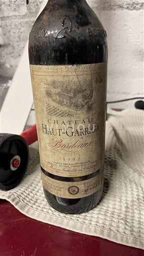 Bordeaux Château Haut-Garriga 1992