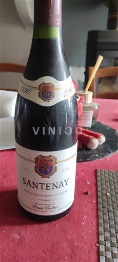 Viner Rouge sec Louis Latour 1990 Frankrike Bourgogne Santenay AOC