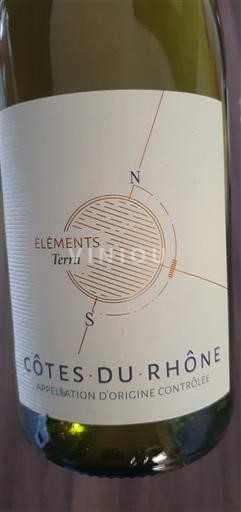Rhônedalen Côtes du Rhône Éléments Terra 2023