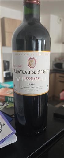 Bordéus Fronsac Château Bergey 2014